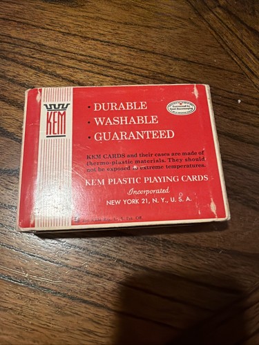 Vintage 1963 kem playing cards - 1963,